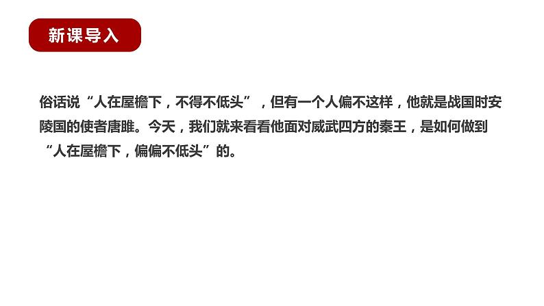 部编版语文九年级下册《唐雎不辱使命》同步课件07
