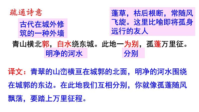 第六单元课外古诗词诵读《送友人》课件(24张PPT)2021-2022学年部编版语文八年级下册第5页