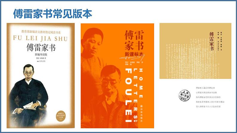 第三单元名著导读《傅雷家书》课件(共34张PPT)2021—2022学年部编版语文八年级下册第2页