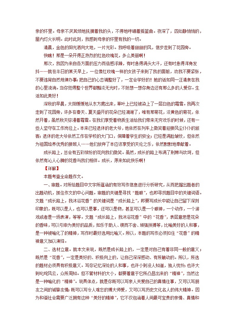 专题14:写作-2021-2022学年八年级语文下学期期末考点大串讲(部编版)第3页
