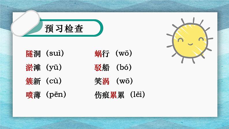 第1课《祖国啊,我亲爱的祖国》课件(共34张PPT)+2021—2022学年部编版语文九年级下册第7页