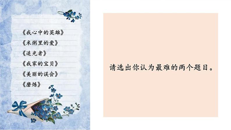 初中语文 统编版 九年级下 《审题立意》 课件第4页