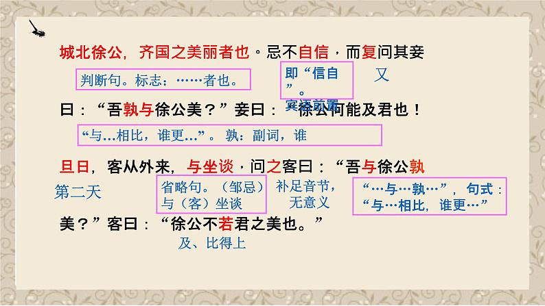 初中语文 统编版 九年级下 第六单元《邹忌讽齐王纳谏》第二课时 课件第4页