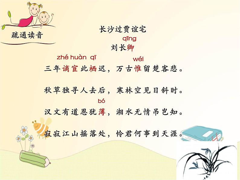 部编语文九上课外古诗词诵读(一)《长沙过贾谊宅》课件第3页
