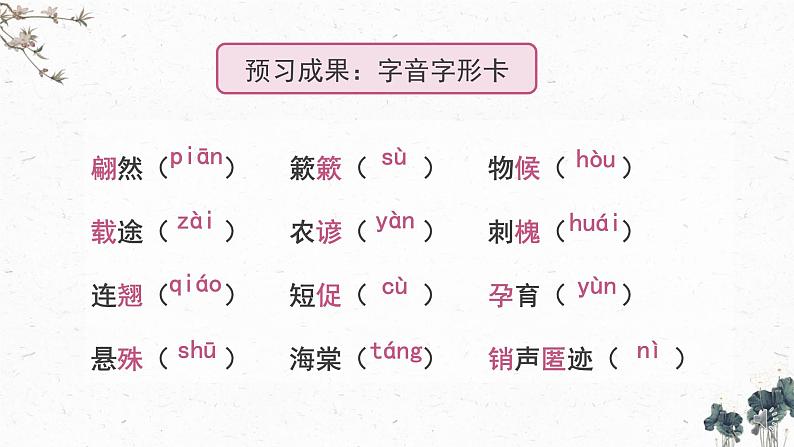 初中 初二 语文《大自然的语言》第一课时课件第5页