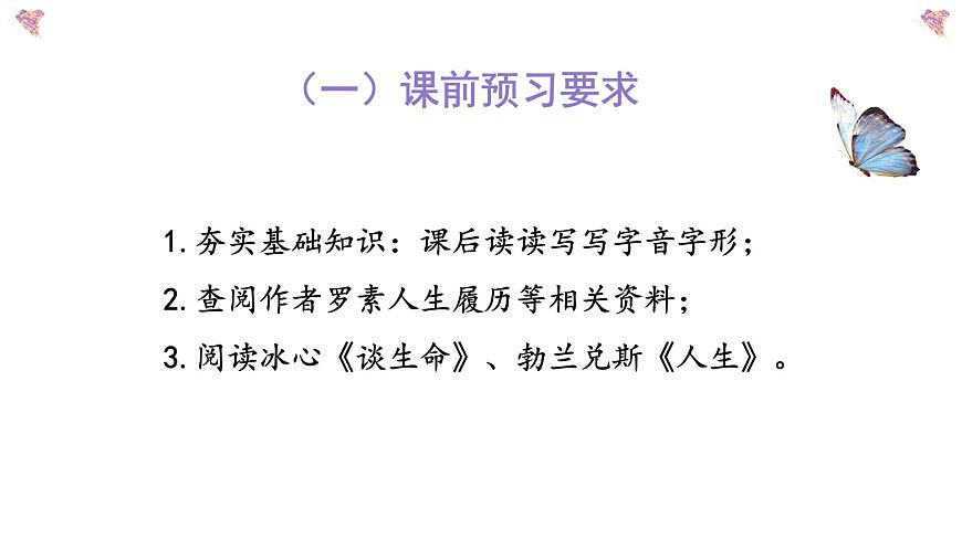 初中 初二 語文《我為什么而活著》 課件第3頁