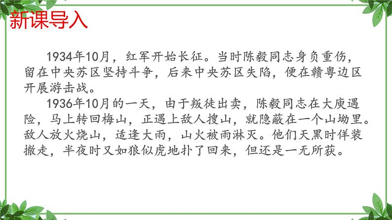 部编版语文九年级下册 教学课件_梅岭三章1第3页