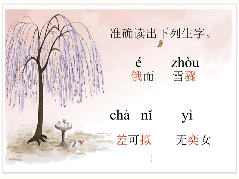 部编版七年级语文上册--8.《世说新语》两则 《咏雪》课件4第5页