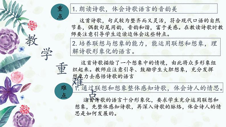 第20课《天上的街市》说课课件(共33张PPT) 2021-2022学年部编版语文七年级上册06