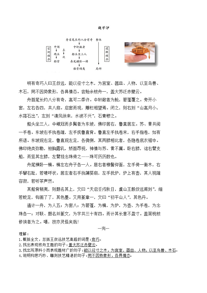 7 核舟记 学案(说明文导学)03