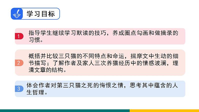 部编版七年级语文上册16. 《猫》(课件)第2页