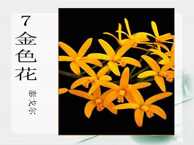 第7课《散文诗二首——金色花 》 课件 部编版语文七年级上册第2页