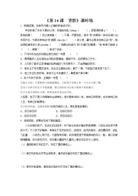 初中语文人教部编版八年级上册13 背影同步测试题