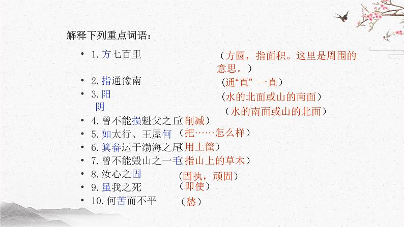 23 愚公移山 课时课件 初中语文人教部编版(五四制)八年级上册第6页