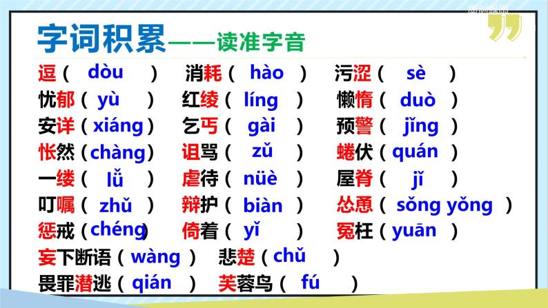 16 猫 课时课件 初中语文人教部编版（五四制）七年级上册05