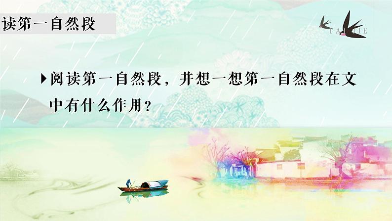部编版七年级语文上册--第3课《雨的四季》课件第8页