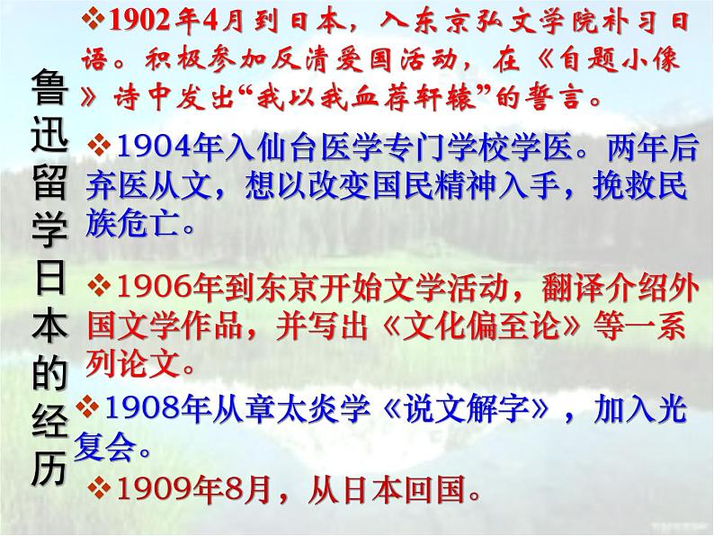 部编版八年级语文上册--6 藤野先生 课件+素材05