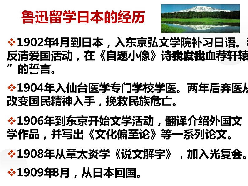 人教部编版八年级上册《藤野先生》教学课件第6页