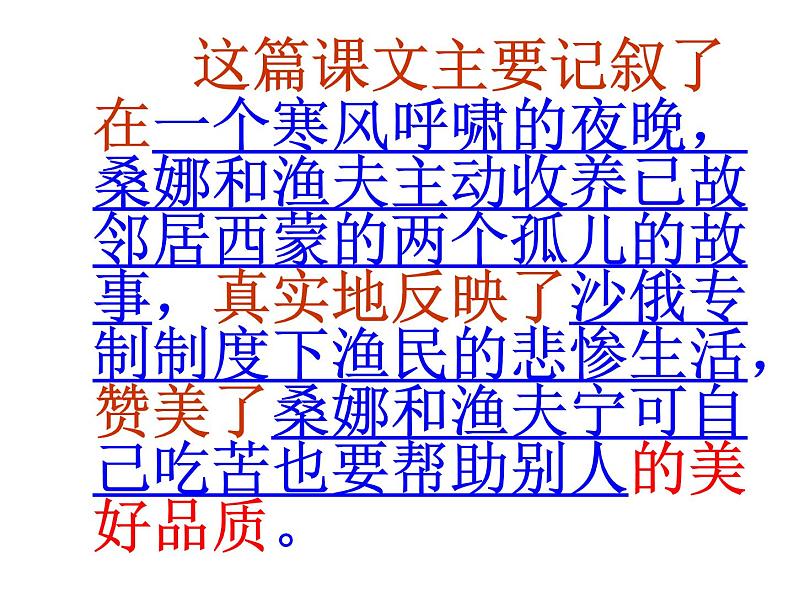 人教部编版六年级上册《穷人》课件第4页