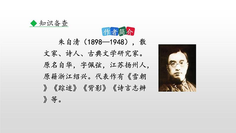 部编版八年级语文上册--14《背影》精品课件第4页
