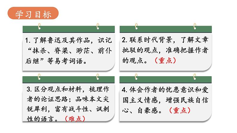 部编版九年级语文上册--18 中国人失掉自信力了吗(精品课件)第2页