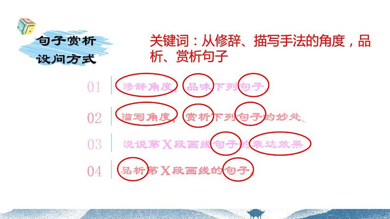 2023届人教部编版语文中考记叙文阅读复习课件:句子赏析第4页