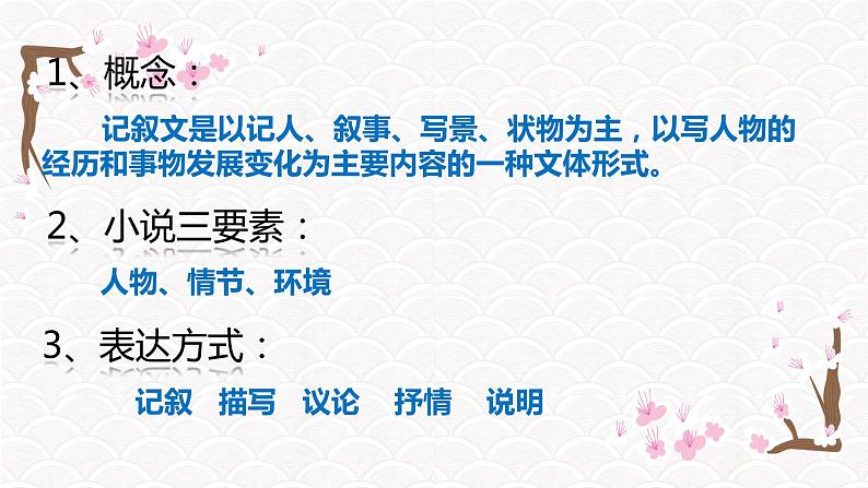 2023届人教部编版语文中考记叙文阅读复习课件:记叙文阅读题型综合06