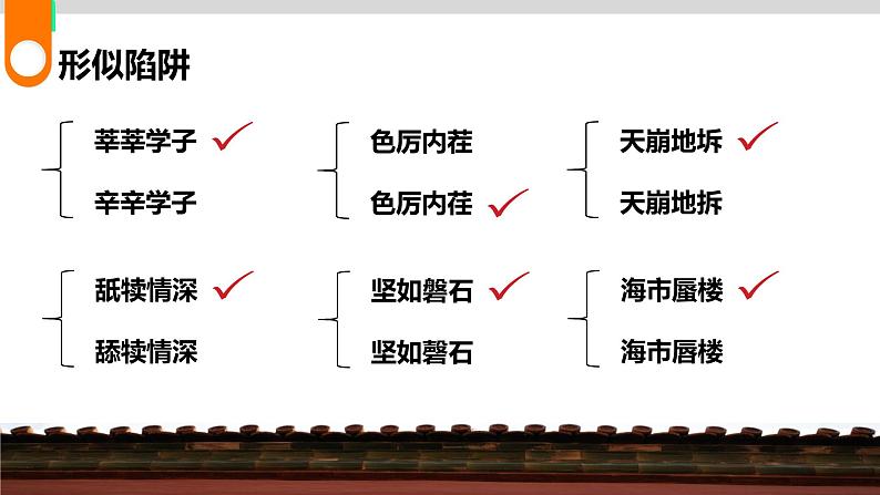 2023届人教部编版语文中考字形专题1:错别字的陷阱第5页