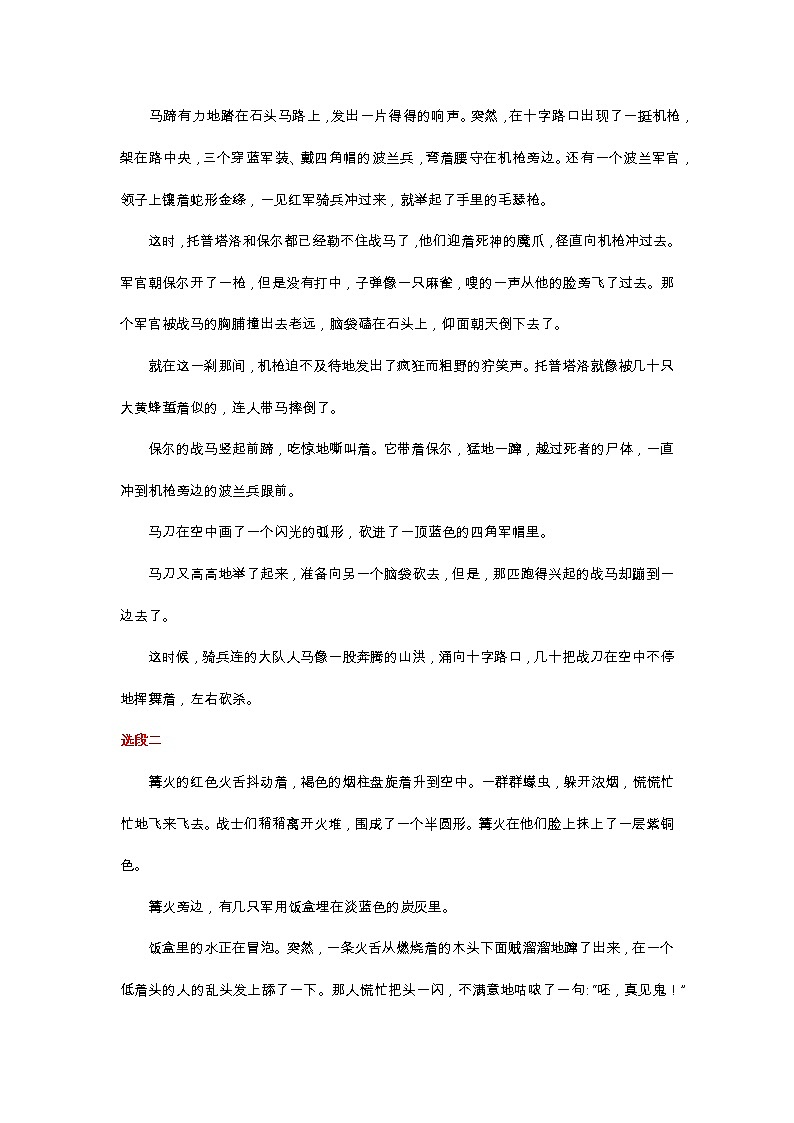 《钢铁是怎样炼成的》教案03