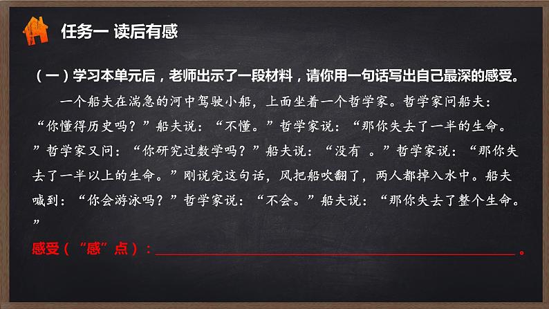 八年级下第三单元《学写读后感》课件04