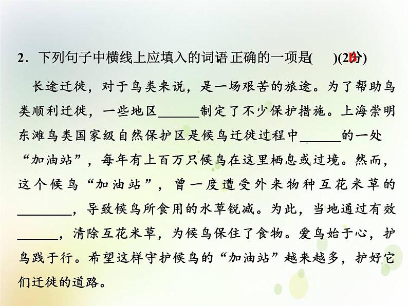 中考语文复习考前冲刺四课件04