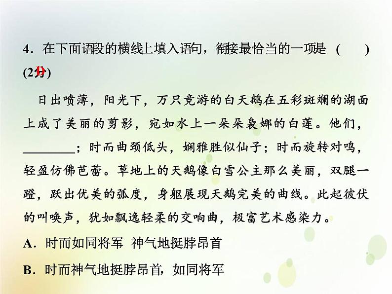 中考语文复习考前冲刺四课件08