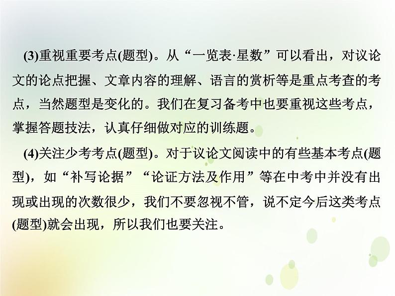 中考语文复习专题阅读第三部分专题二议论文阅读课件05