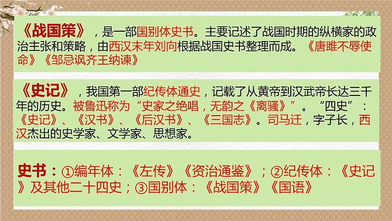 2023年中考语文一轮复习:朝代文学常识梳理 课件第7页