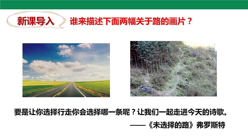 20 外国诗二首《未选择的路》课件第4页