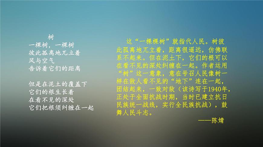 名著導(dǎo)讀《艾青詩選》課件第6頁
