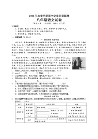 广西南宁地区2022-2023学年八年级上学期期中考试语文试题(含答案)