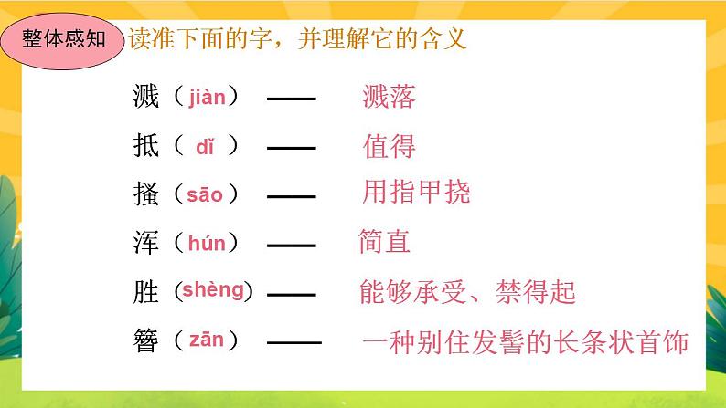 26《诗词五首》课件PPT+导学案+练习课件+课文朗读07