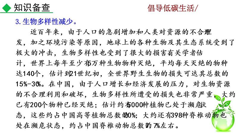 第二单元综合性学习 倡导低碳生活教学课件第5页