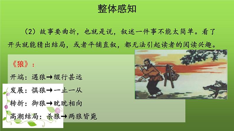 人教部编版八年级下册写作《学写故事》课件04