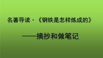 人教部编版八年级下册名著导读 《钢铁是怎样炼成的》：摘抄和做笔记多媒体教学ppt课件