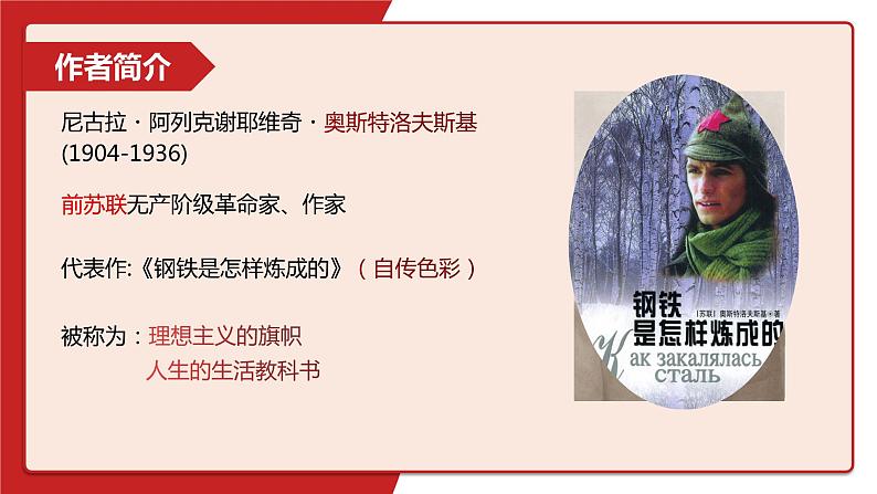 《 钢铁是怎样炼成的》课件PPT第7页