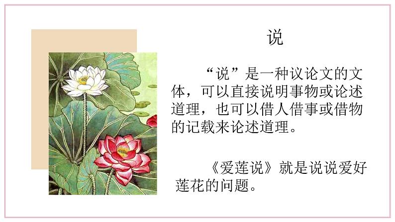爱莲说 课件第2页
