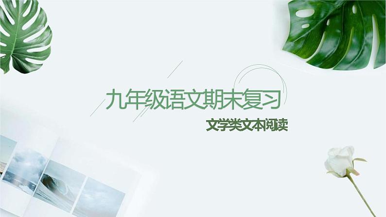 【期末专题复习】2022-2023学年 部编版语文 九年级上学期:专题06-文学类文本阅读(知识串讲)第1页