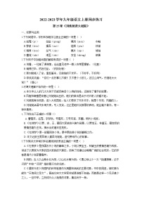 初中语文人教部编版九年级上册25* 刘姥姥进大观园复习练习题