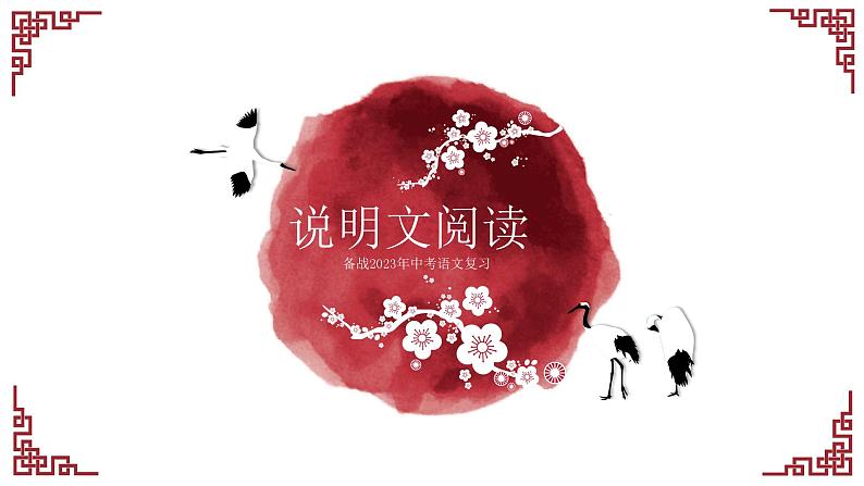 中考语文一轮复习--说明文阅读(课件)01