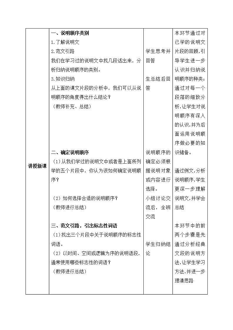 写作 说明的顺序教案第2页