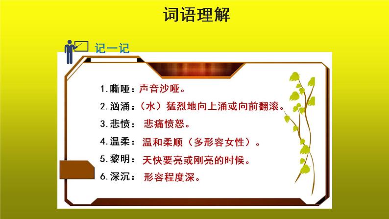 《我爱这土地》参考【教学课件】第7页