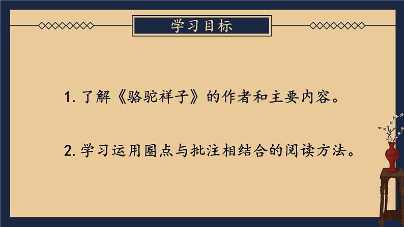 【人教部编版】七下语文 第三单元 名著导读:《骆驼祥子》 圈点与批注【第一课时】课件第2页