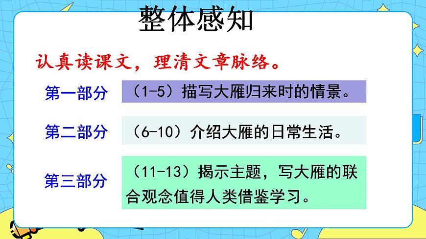 7 大雁歸來(lái) 課件 初中語(yǔ)文人教部編版（五四制）八年級(jí)下冊(cè)第8頁(yè)